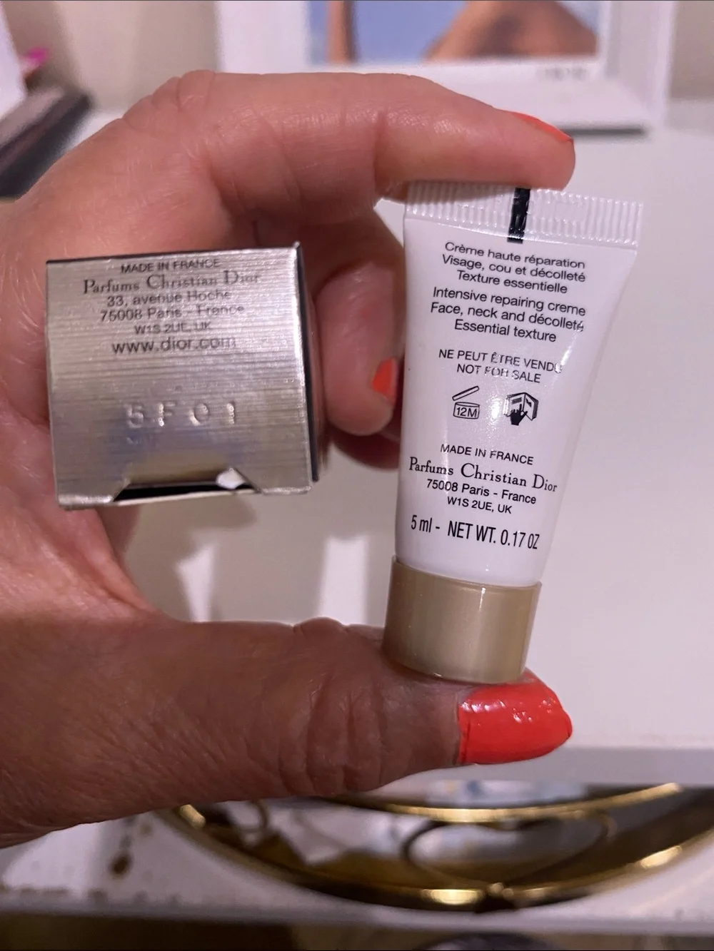 Dior Prestige La Crème & Eye Concentrate Set - Gold